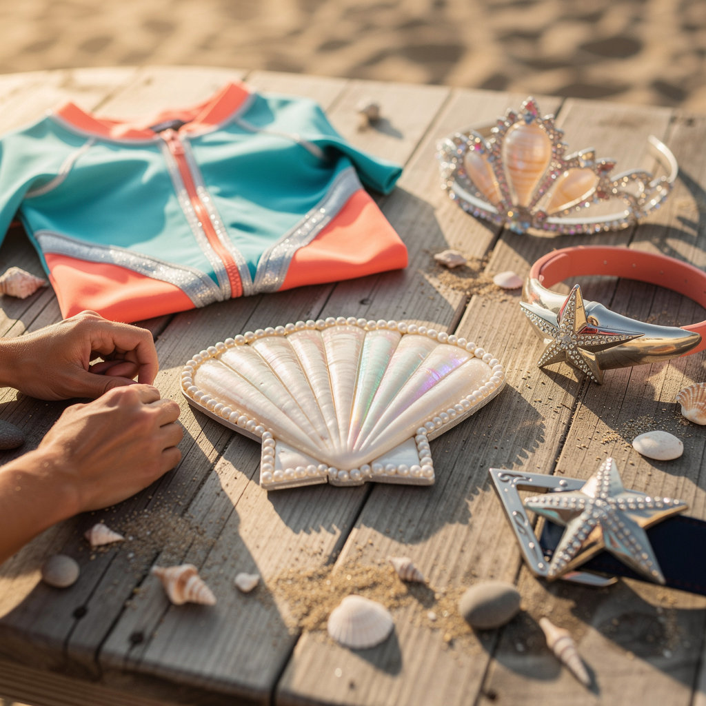 Seashell's Rescue Service cocker spaniel superhero character with flying floppy ears