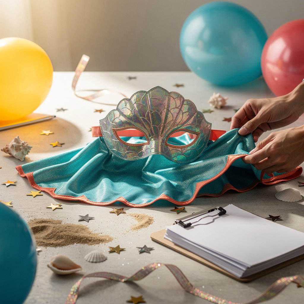 Seashell's Rescue Service superhero character entertainment bringing joy to San Diego families